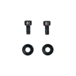 Front wheel axle mounting components